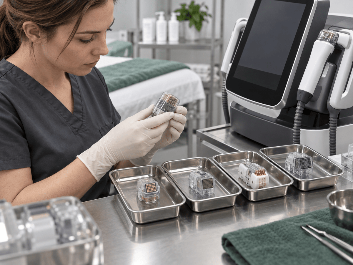 RF Microneedling Cartridge Guide for Clinics - lefislaser