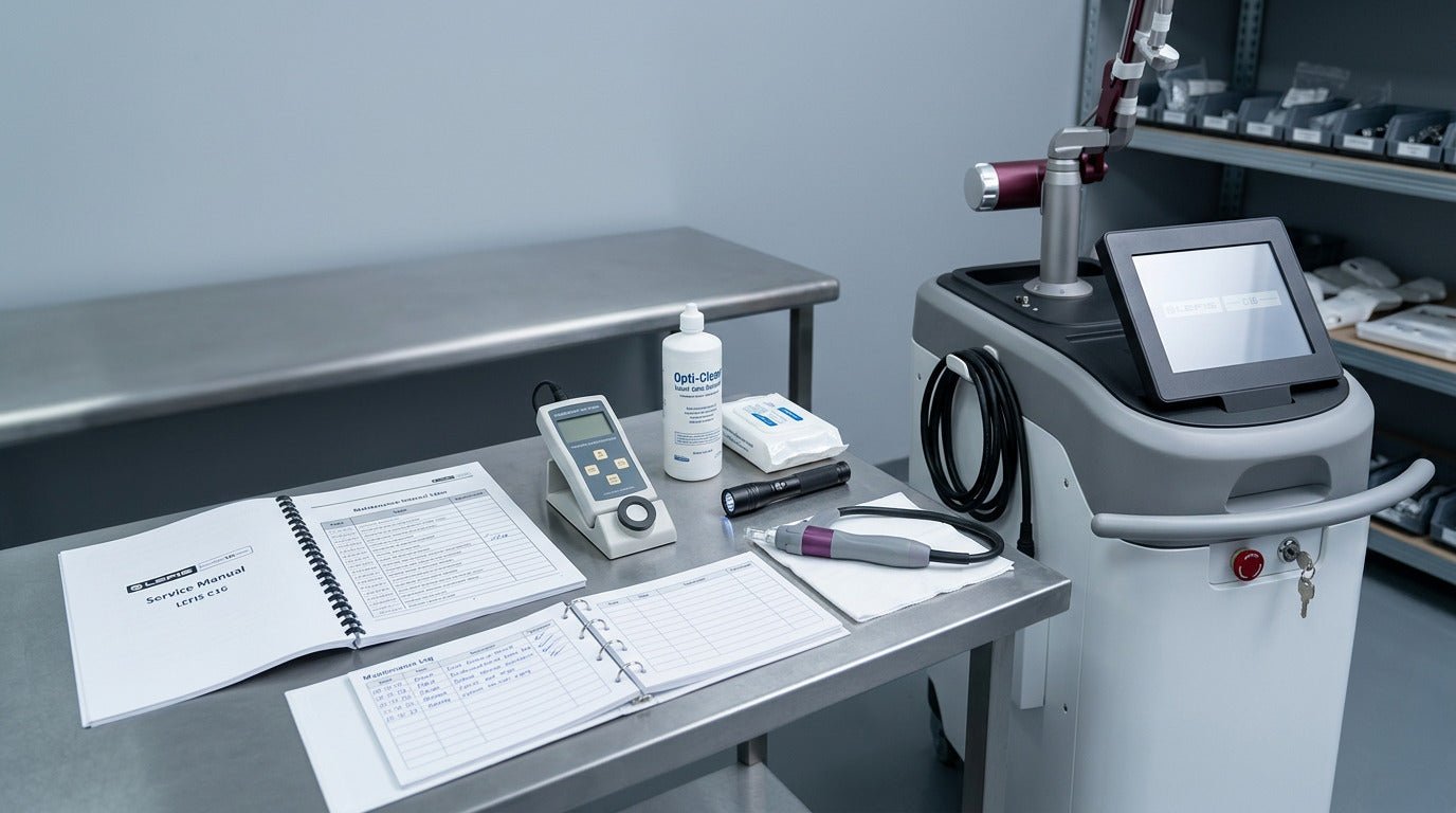 Picosecond Laser Machine Maintenance: Optics, Water, Handpiece and Energy Output Testing - lefislaser