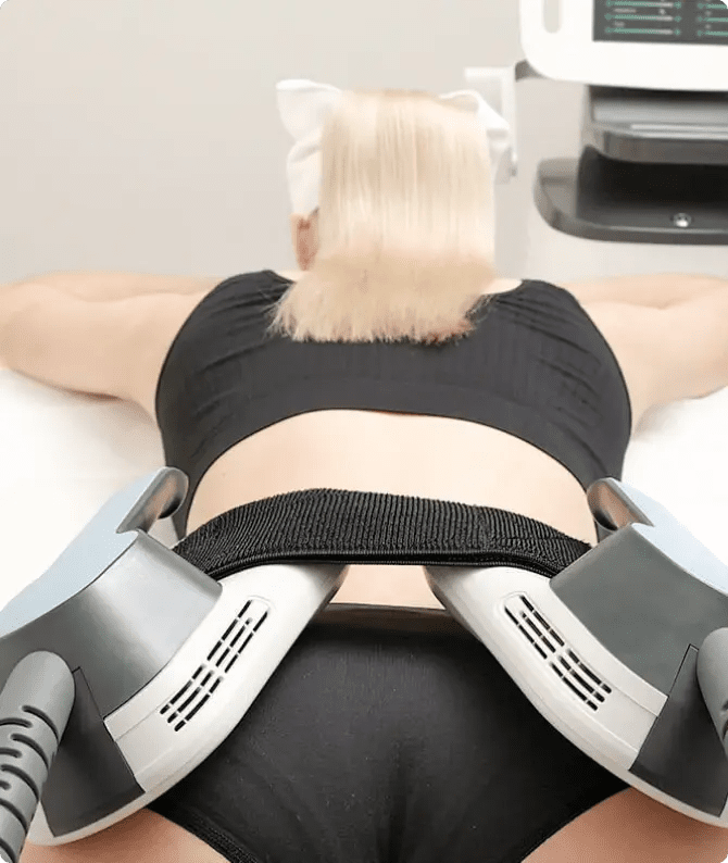 V5 Portable Hifem body contouring muscle stimulating machine - lefislaser