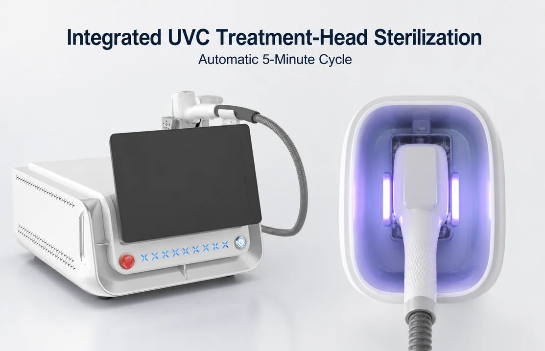 Integrated UVC Handpiece Care