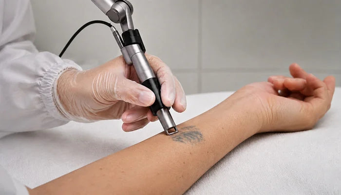 Set the Wavelength and Spot Before Treatment